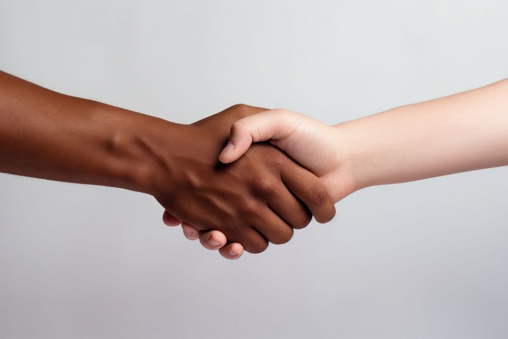 Handshake togetherness agreement greeting. AI generated Image by rawpixel.