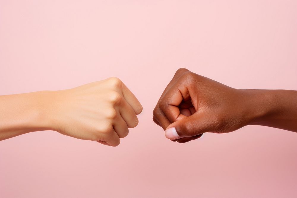Hand finger pink pink background. AI generated Image by rawpixel.