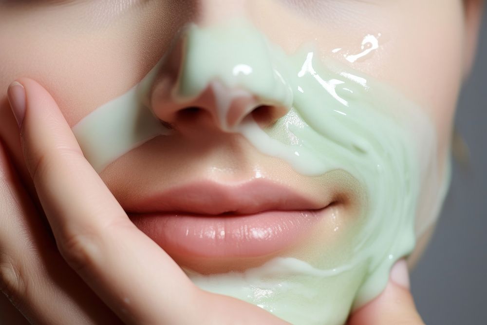 Green skin hand face. AI generated Image by rawpixel.