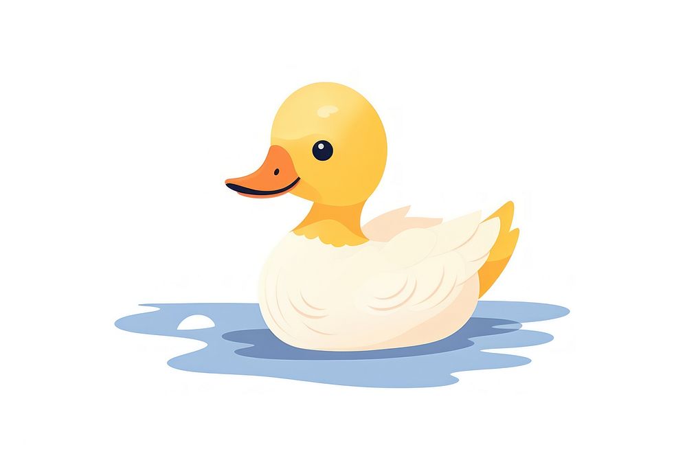 Duck animal bird representation. AI generated Image by rawpixel.