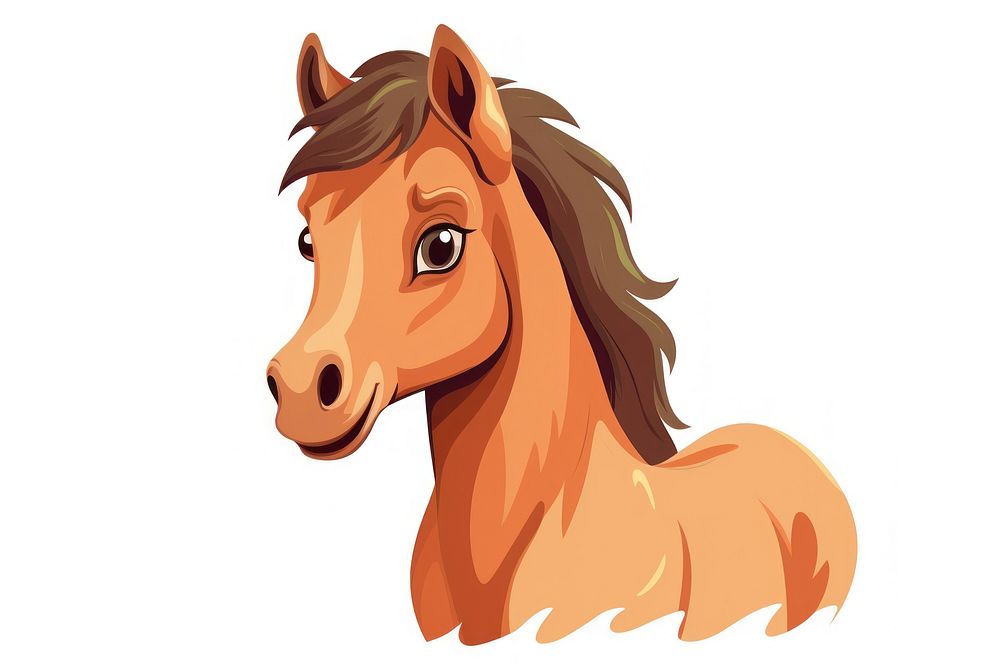 Horse mammal animal representation. AI generated Image by rawpixel.
