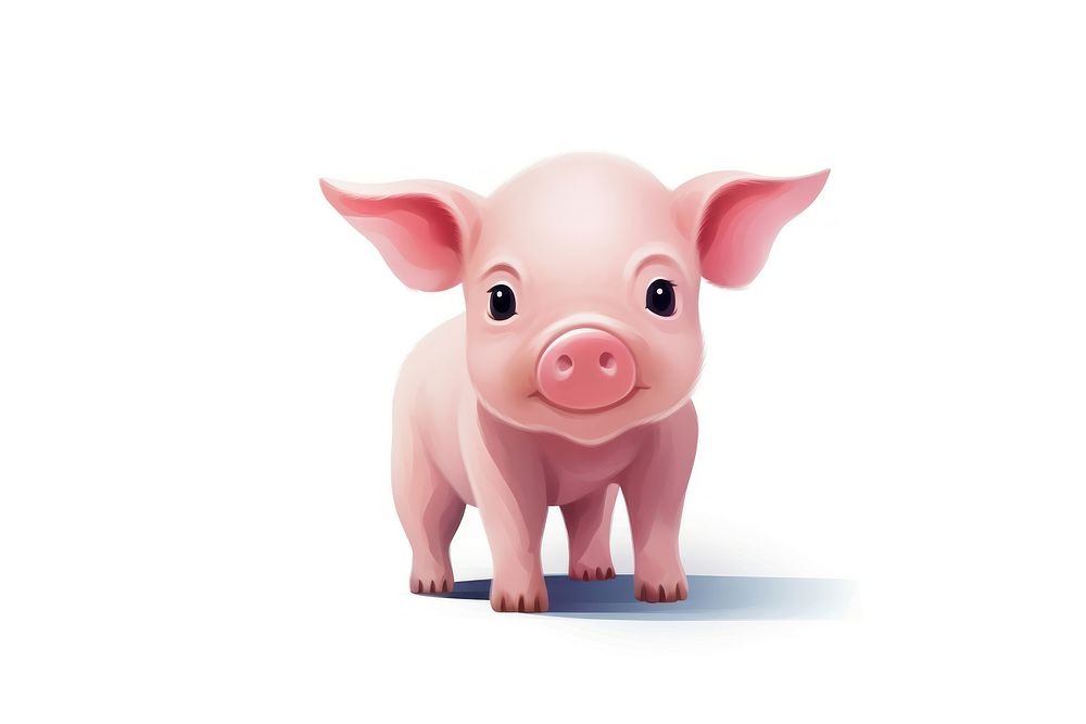 Pig mammal animal piglet. AI generated Image by rawpixel.