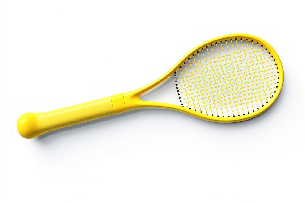 Racket tennis sports white background. AI generated Image by rawpixel.