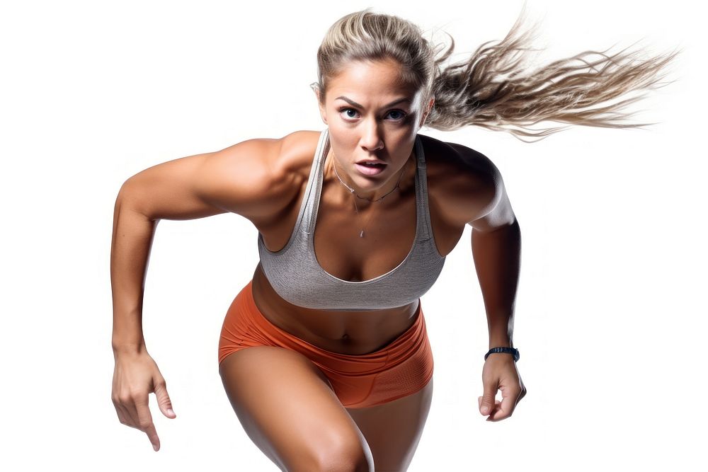 Athlete sports female adult. AI generated Image by rawpixel.