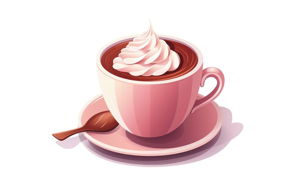 Chocolate dessert coffee drink. AI generated Image by rawpixel.