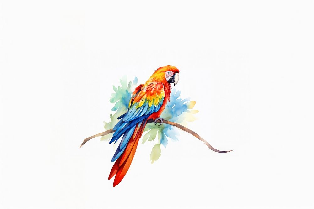 Parrot animal bird creativity. AI generated Image by rawpixel.
