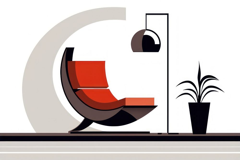 Furniture architecture technology relaxation. AI generated Image by rawpixel.