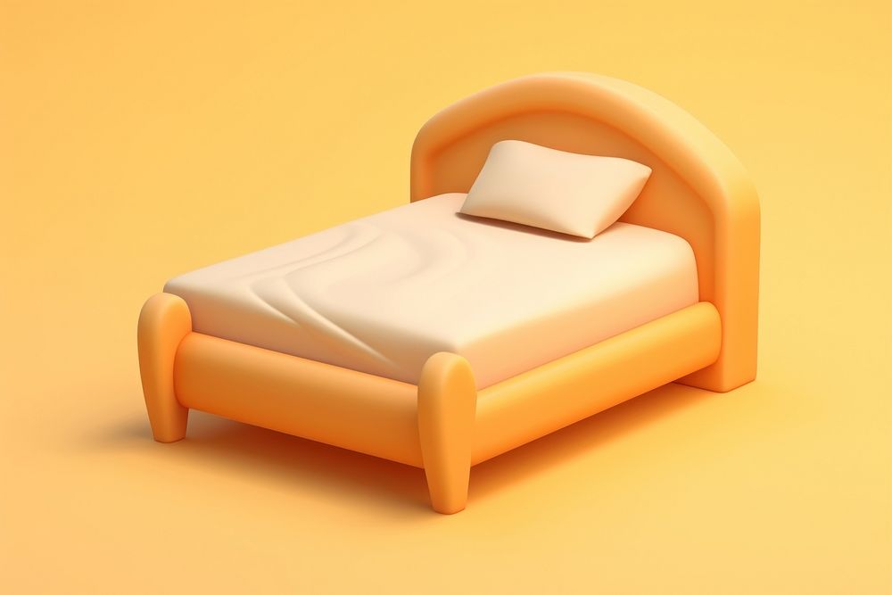 Bed furniture chair comfortable. AI generated Image by rawpixel.