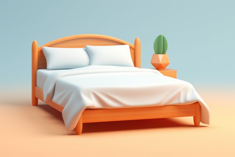 Bedroom furniture sheet comfortable. AI generated Image by rawpixel.
