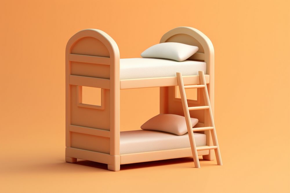 Bed furniture bedroom relaxation. AI generated Image by rawpixel.