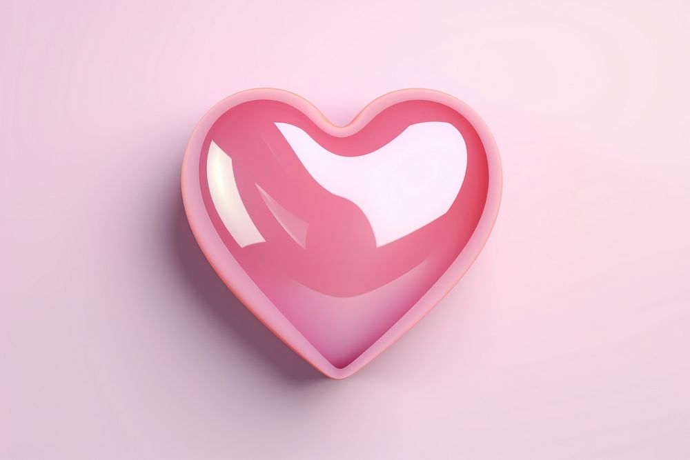 Heart pink circle purple. AI generated Image by rawpixel.