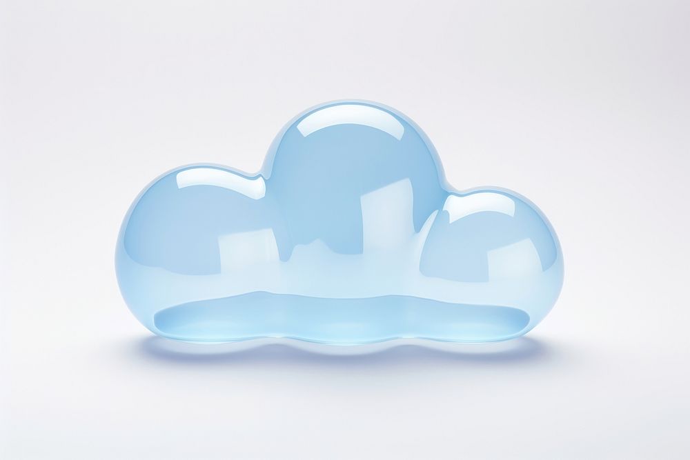 Cloud transparent reflection turquoise. AI generated Image by rawpixel.
