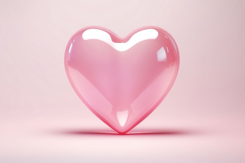 Heart pink jewelry circle. AI generated Image by rawpixel.