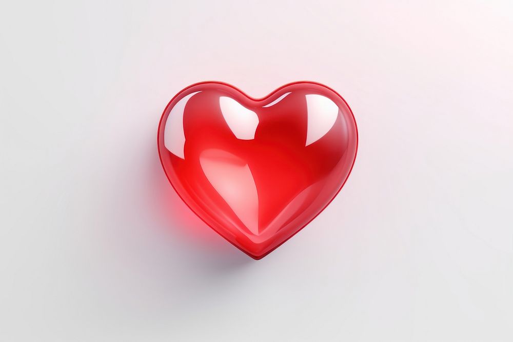 Heart red jewelry circle. AI generated Image by rawpixel.