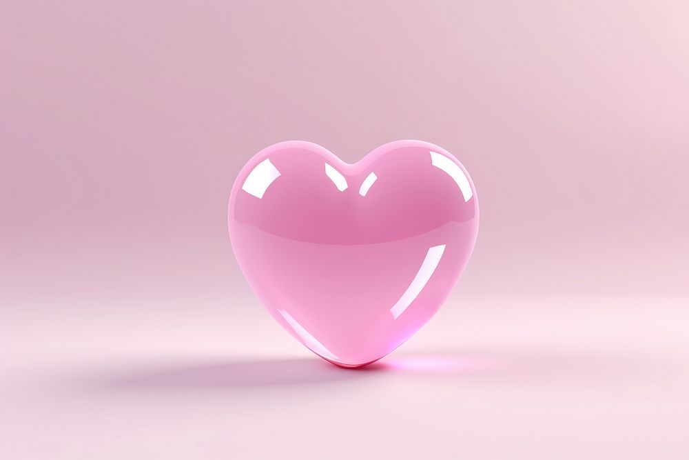 Heart pink jewelry balloon. AI generated Image by rawpixel.