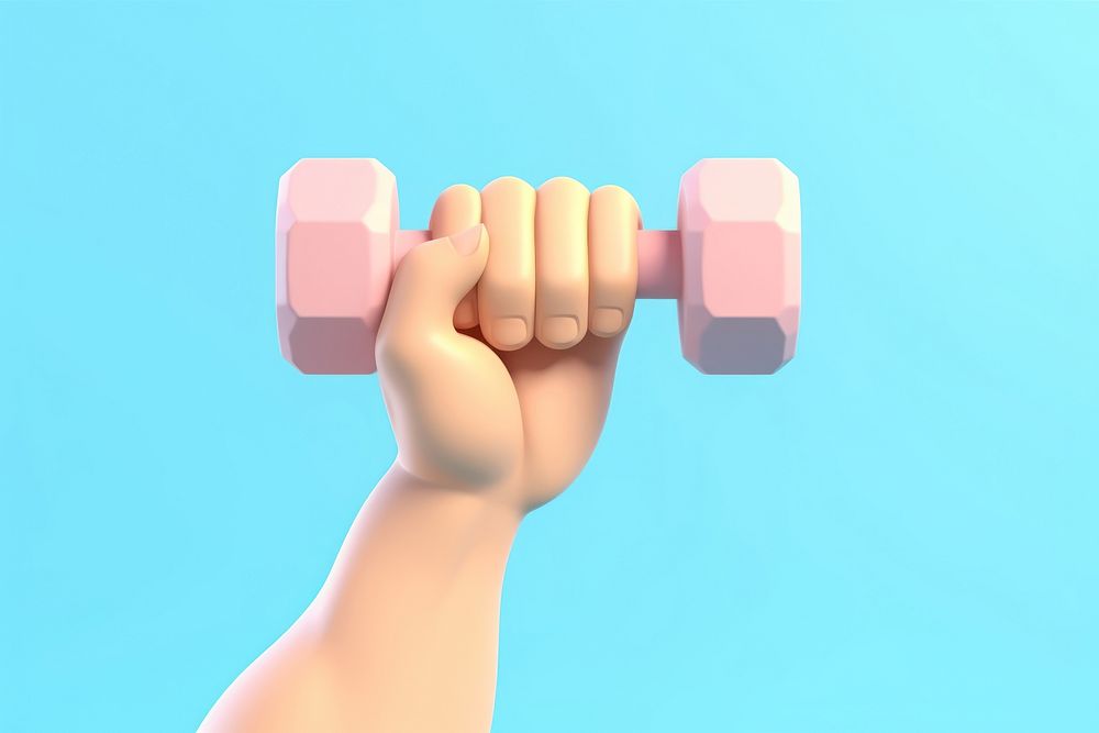 Dumbbell sports hand gym. AI generated Image by rawpixel.