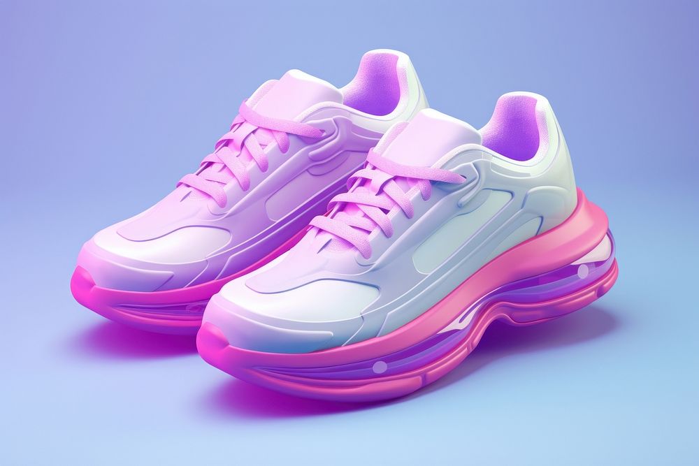 Footwear sneaker shoe pair. AI generated Image by rawpixel.