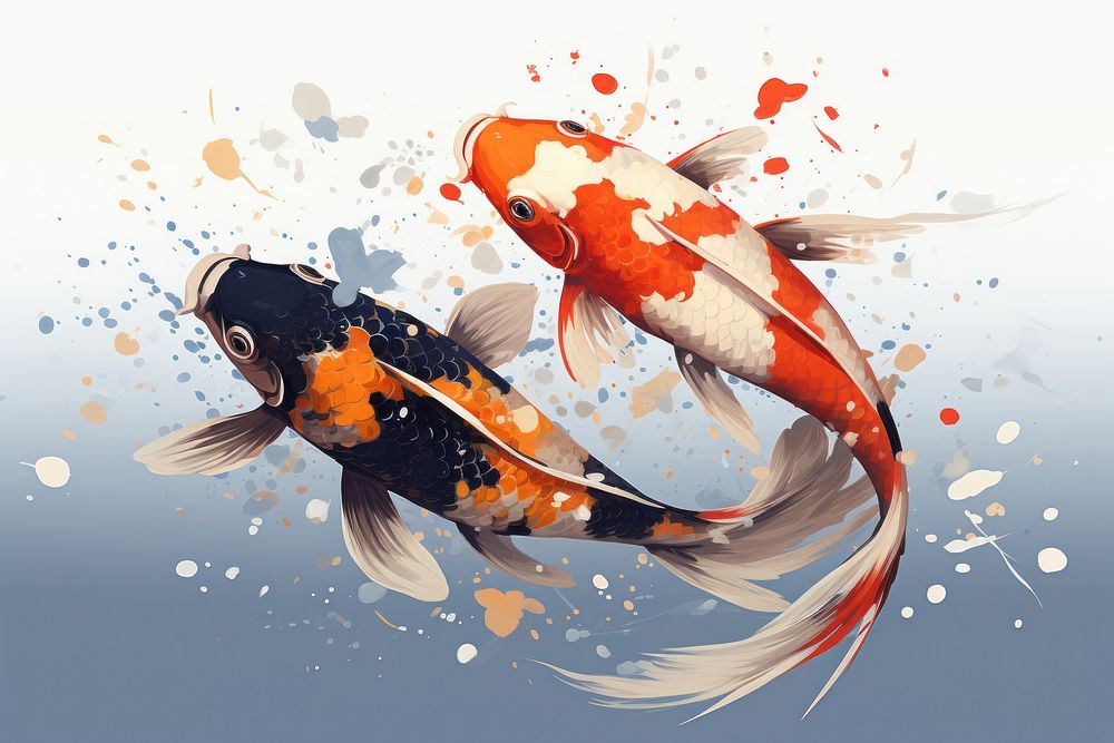 Fish Koi Animal Underwater. Ai 