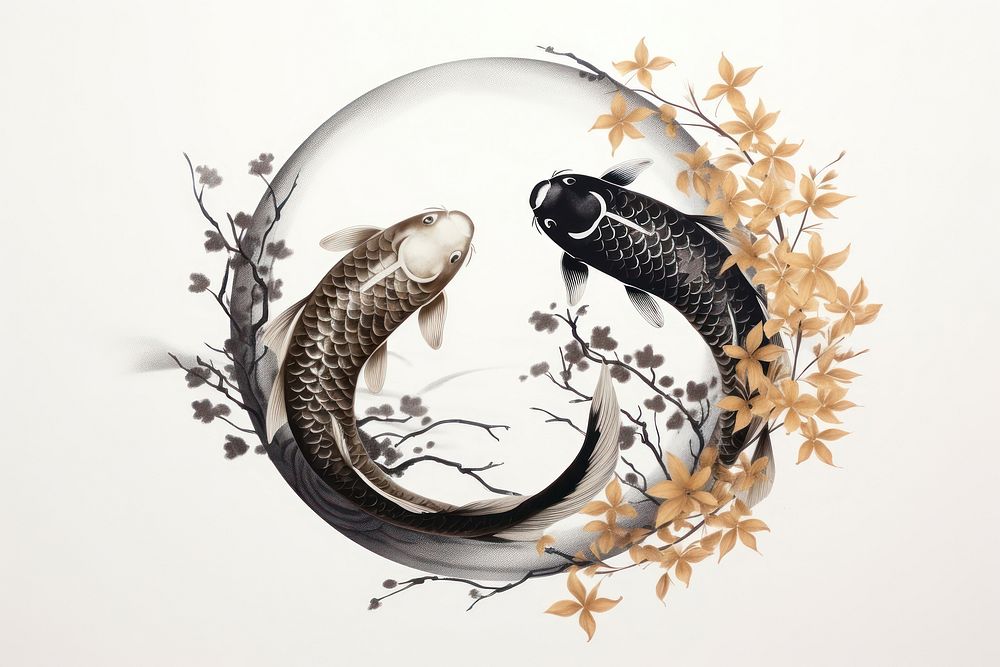 Reptile animal snake fish. AI generated Image by rawpixel.