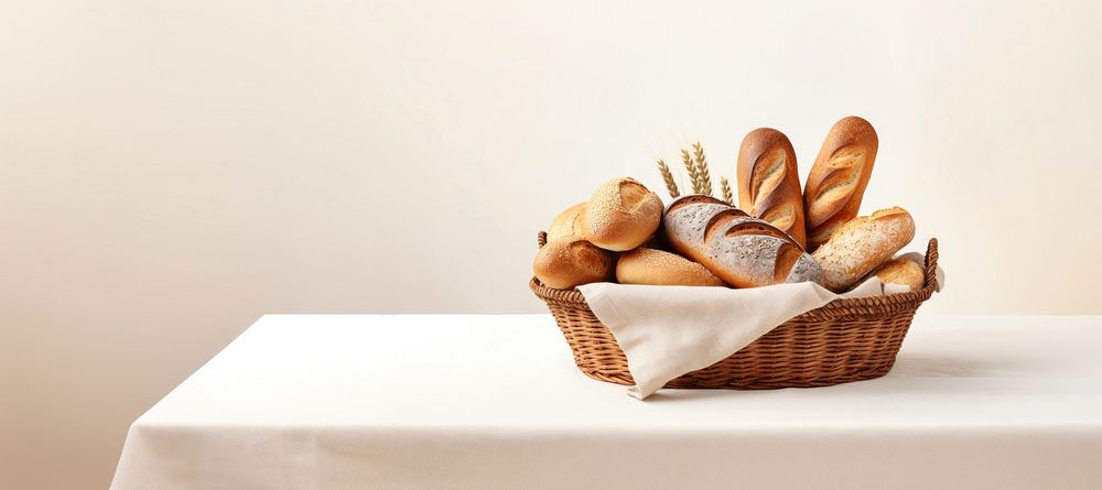 Bread basket food container. 