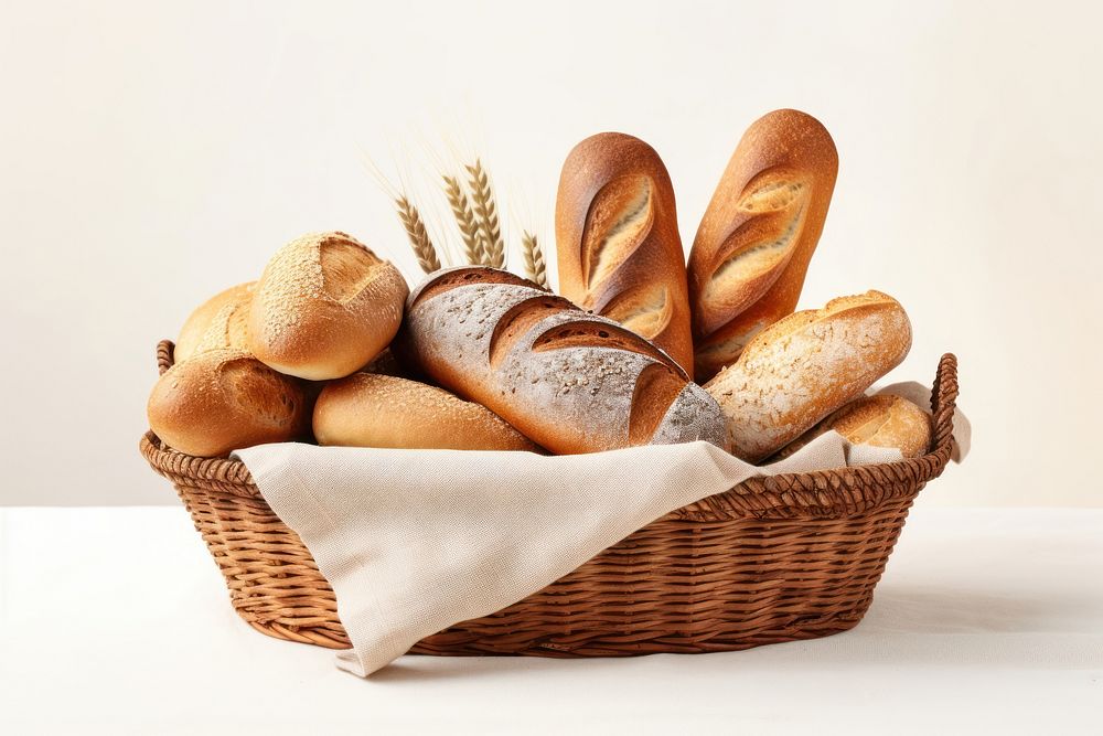 Bread basket food container. 