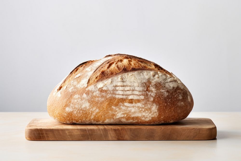 Bread food bread loaf sourdough. AI generated Image by rawpixel.