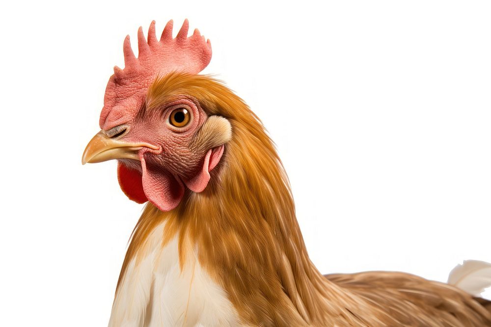 Chicken poultry animal bird. AI generated Image by rawpixel.