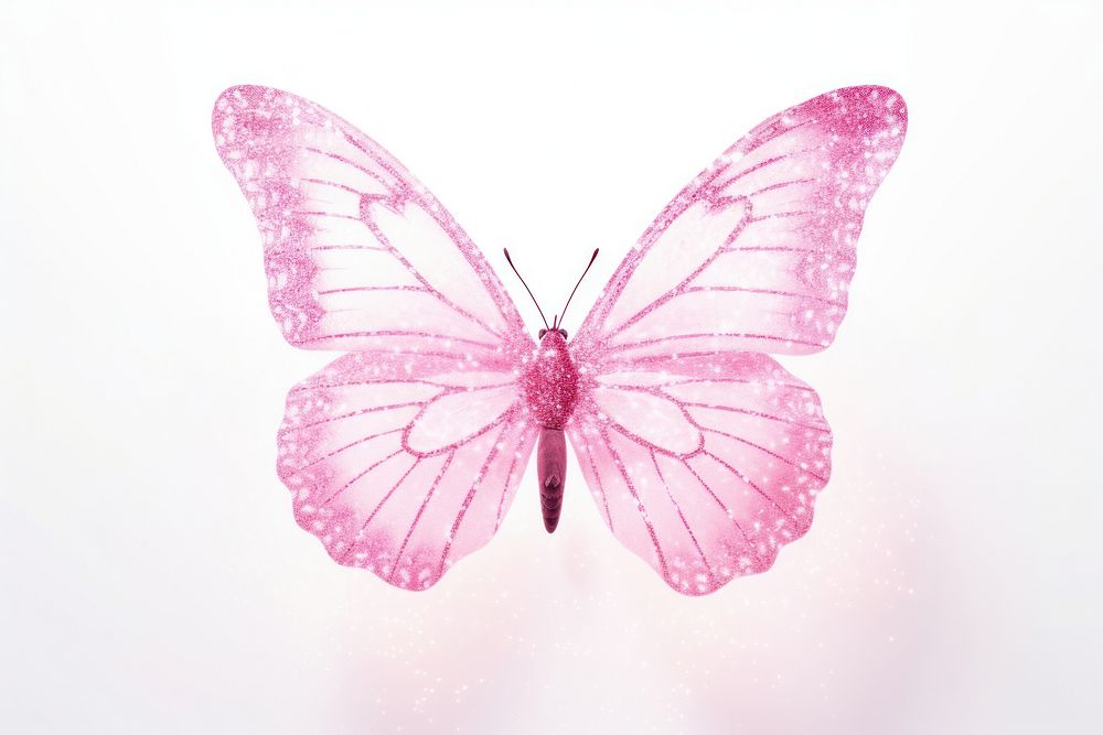 Butterfly animal insect pink. AI generated Image by rawpixel.