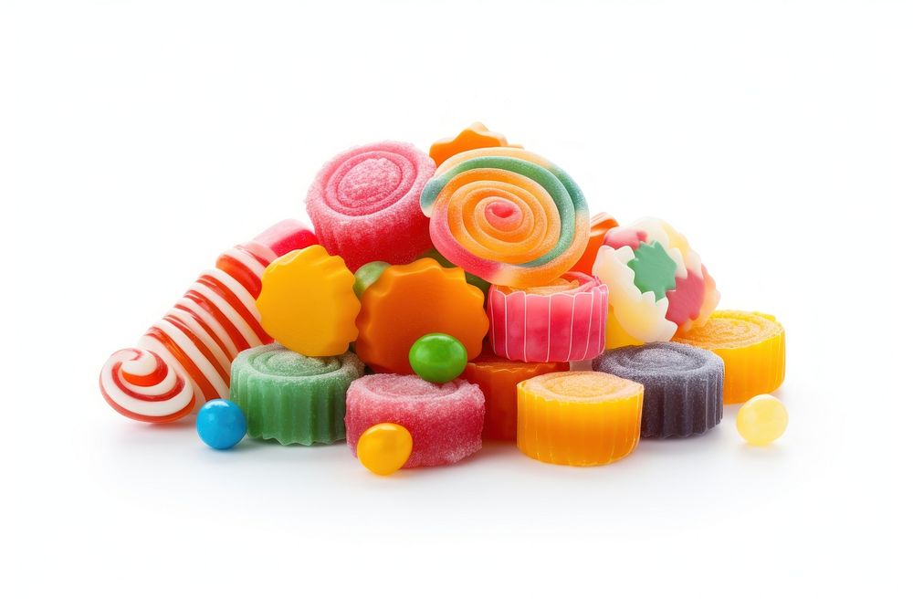 Confectionery lollipop dessert candy. AI generated Image by rawpixel.