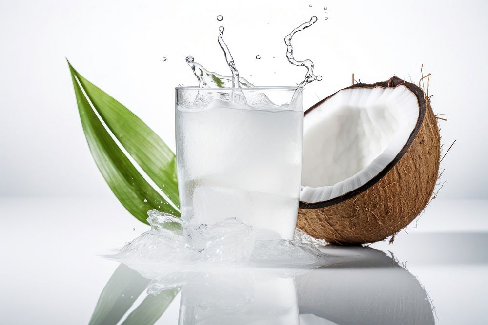 Coconut plant fruit refreshment. AI generated Image by rawpixel.