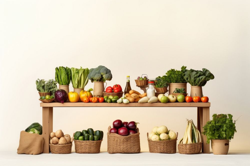 Vegetable market plant food. AI generated Image by rawpixel.