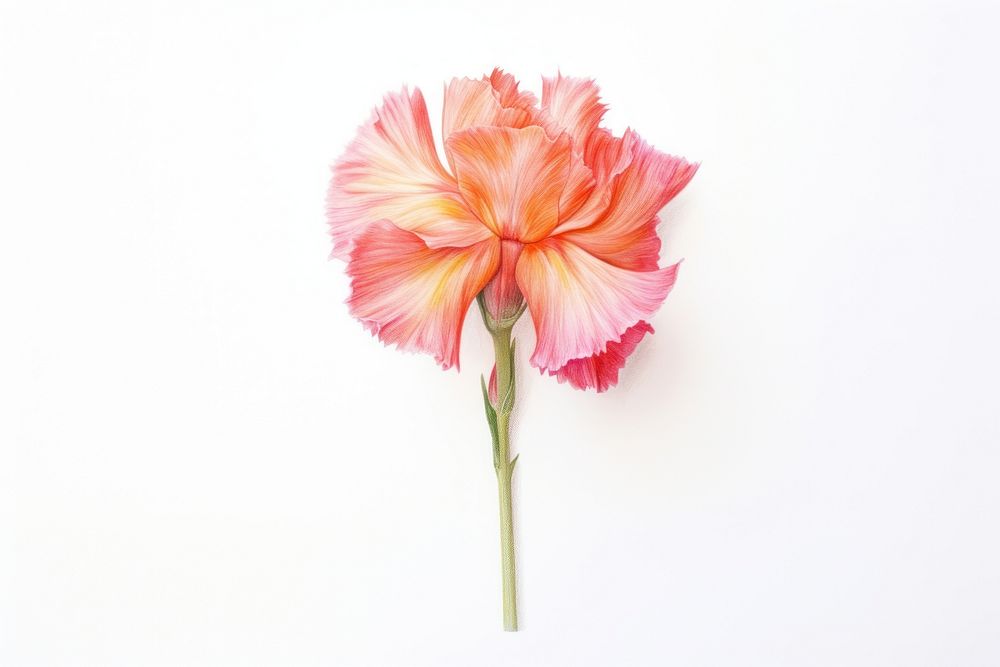 Flower carnation petal plant. AI generated Image by rawpixel.