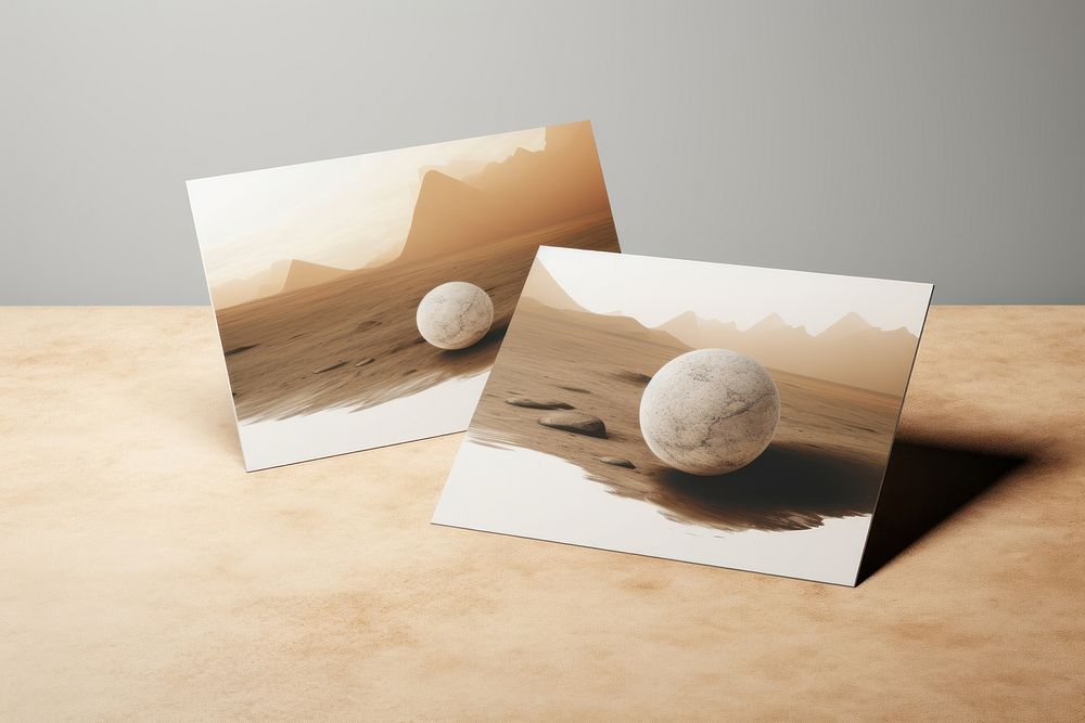Art paper simplicity volleyball. AI generated Image by rawpixel.