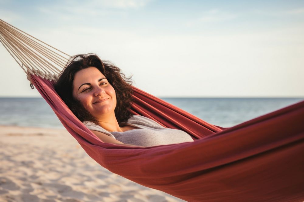 Hammock beach adult woman. AI generated Image by rawpixel.