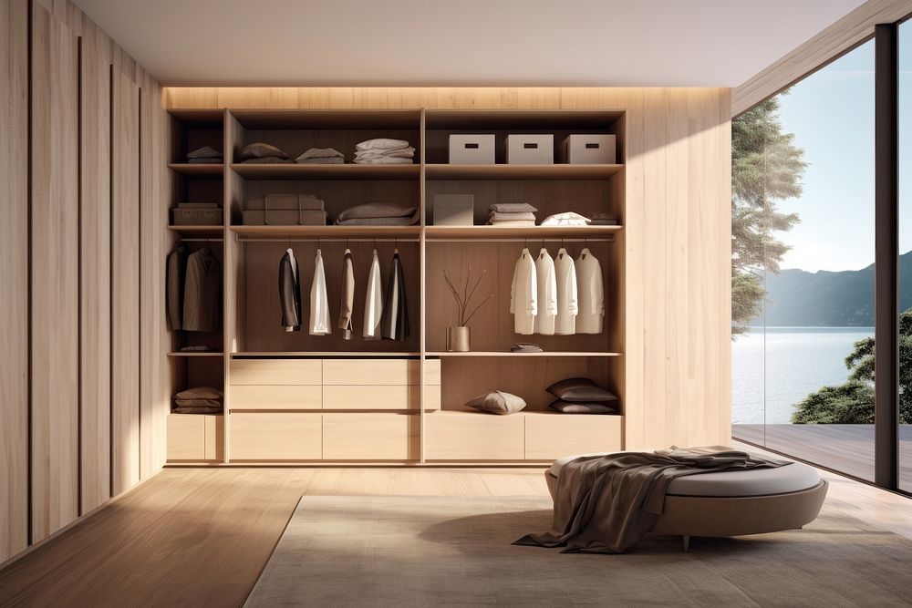 Furniture closet wardrobe room. AI generated Image by rawpixel.