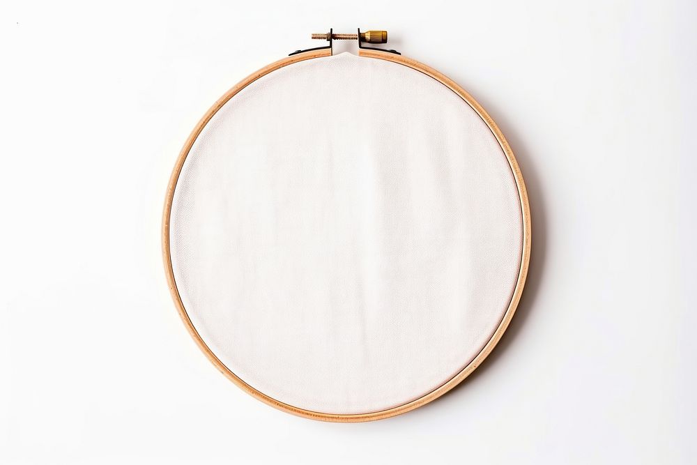 Embroidery pattern white hoop. AI generated Image by rawpixel.