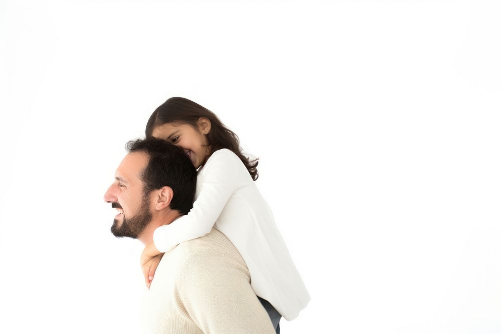 Hugging father adult white. AI generated Image by rawpixel.