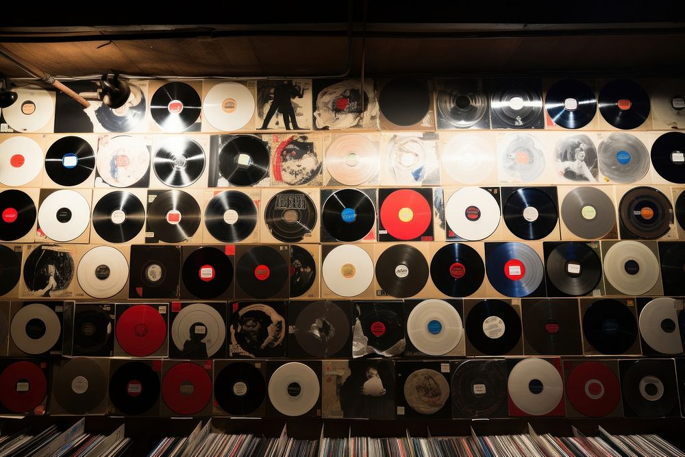 Record arrangement electronics collection. AI generated Image by rawpixel.