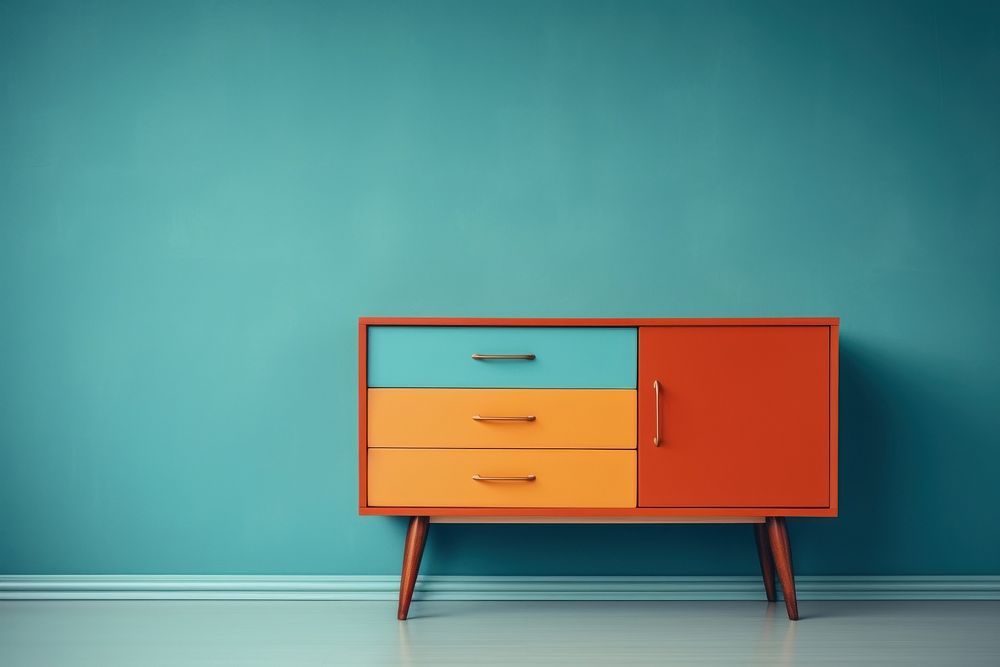 Furniture sideboard cabinet drawer. AI generated Image by rawpixel.