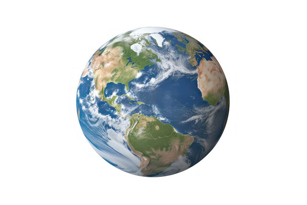 Earth sphere planet world. AI generated Image by rawpixel.