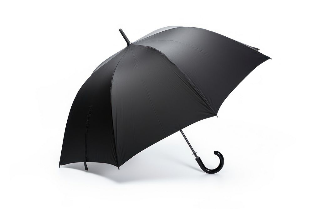 Umbrella black white background protection. AI generated Image by rawpixel.