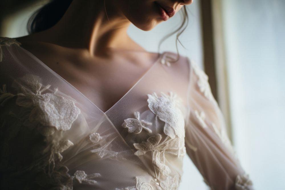 Wedding dress fashion bride. AI generated Image by rawpixel.