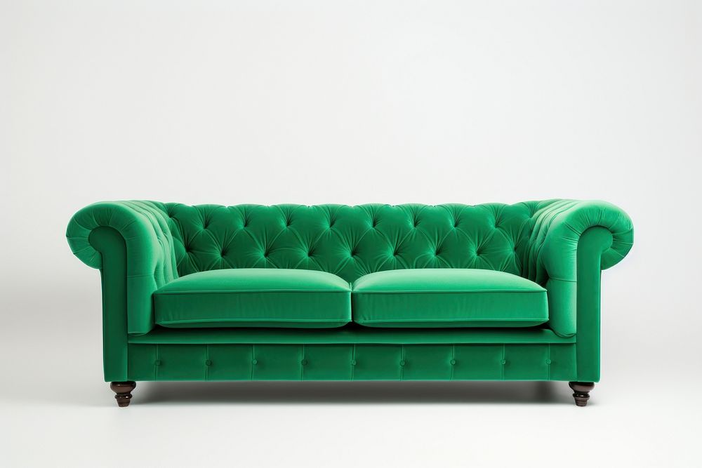 Furniture chair green sofa. AI generated Image by rawpixel.