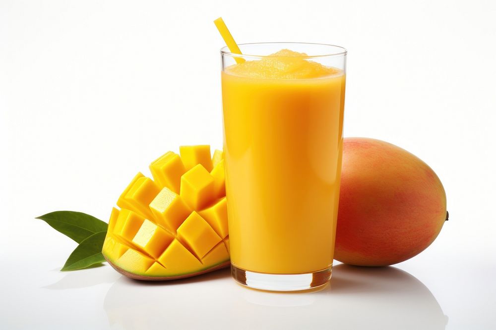 Mango juice fruit drink. AI generated Image by rawpixel.
