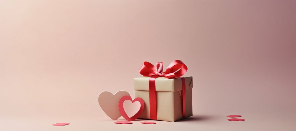 Gift heart box celebration. AI generated Image by rawpixel.