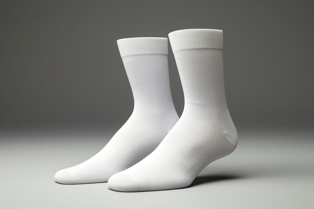 Sock white shoe simplicity. AI generated Image by rawpixel.