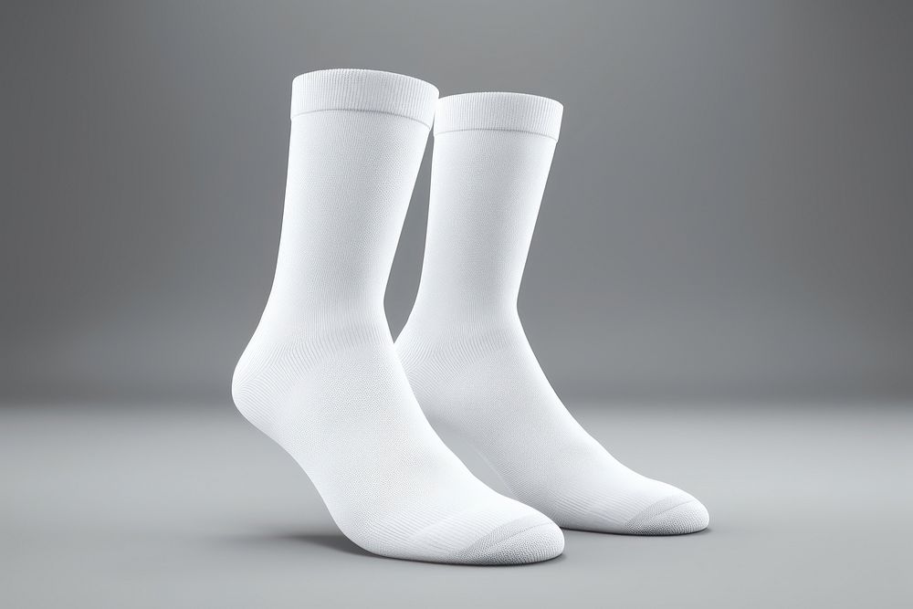 Sock white elegance clothing. 