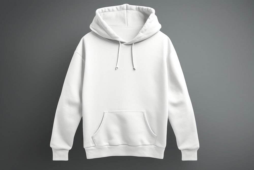 Hood sweatshirt hoodie white. AI | Free Photo - rawpixel