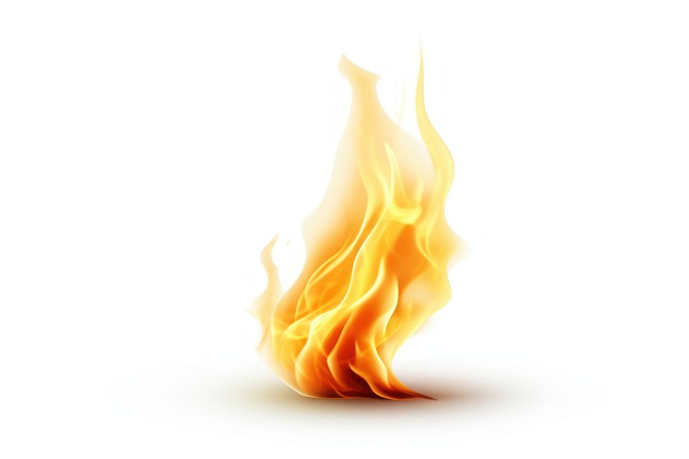 Person flame fire white background. AI generated Image by rawpixel.