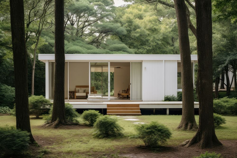 Forest architecture building outdoors. 